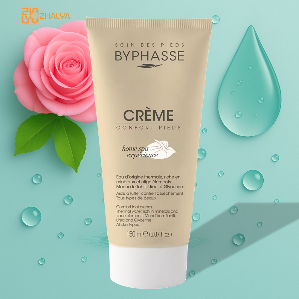 کرم ضد ترک پا قوی بایفاس Byphasse مناسب پاهای ترک خورده وخیلی خشک حجم 150 میل